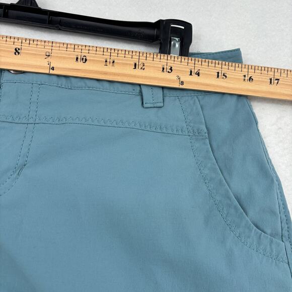 Eddie Bauer Travex Skort Size 6 Turquoise Blue Skirt with Built in Shorts Lining - Picture 9 of 11